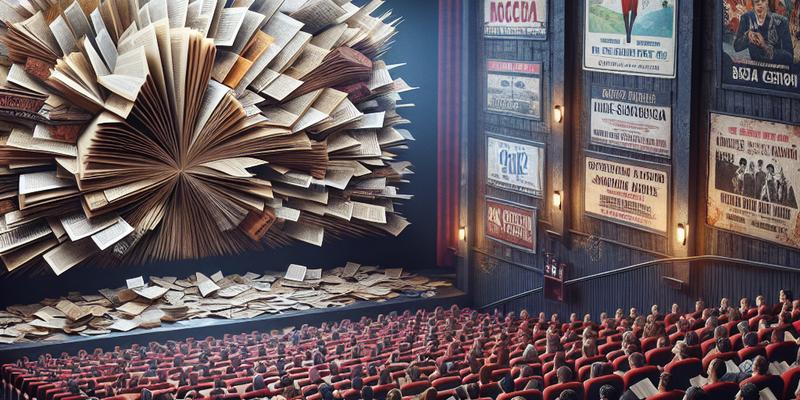 Cinéma et Littérature : Analyse des Adaptations de Œuvres Étrangères