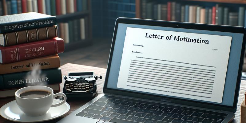 Comment Rédiger une Lettre de Motivation LLCE Anglais